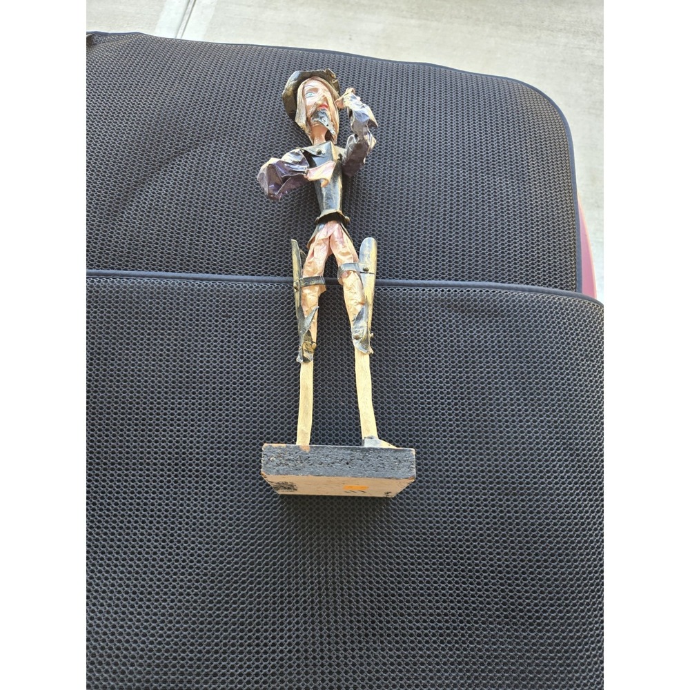 Vintage paper mache  Don Quixote.